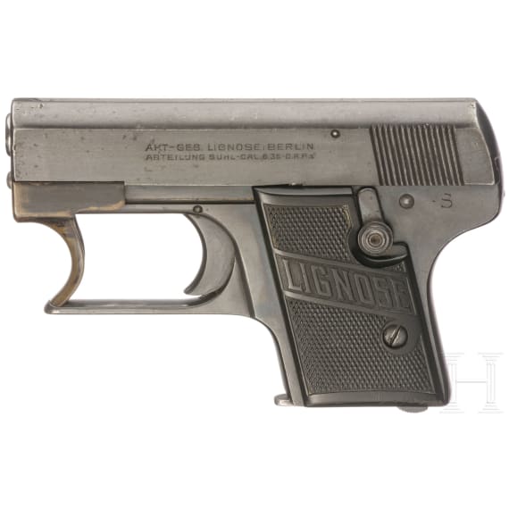 A Lignose single-handed Mod. 2 A pistol