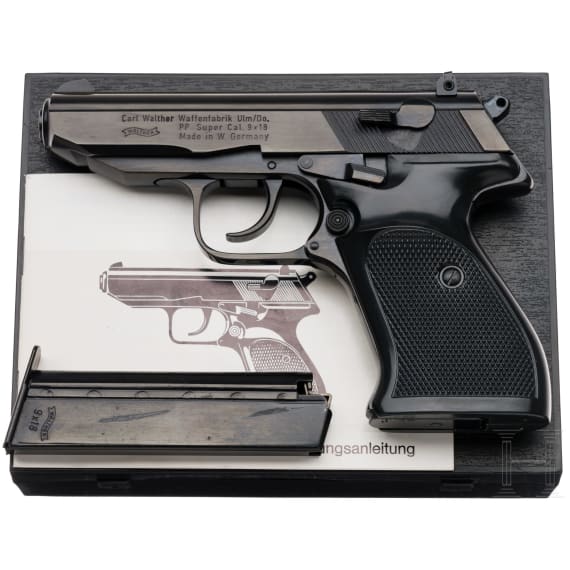 A cased Walther PP Super