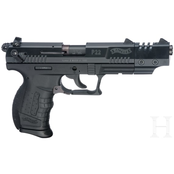 Walther P22, First Edition, with two conversion barrels