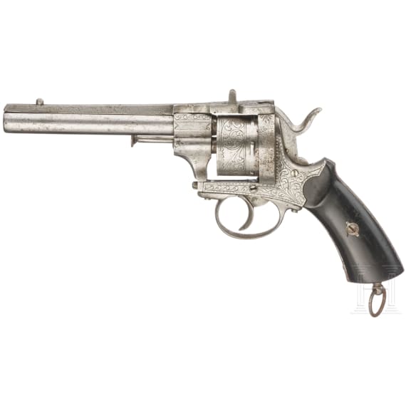 A French pinfire revolver, ca. 1860