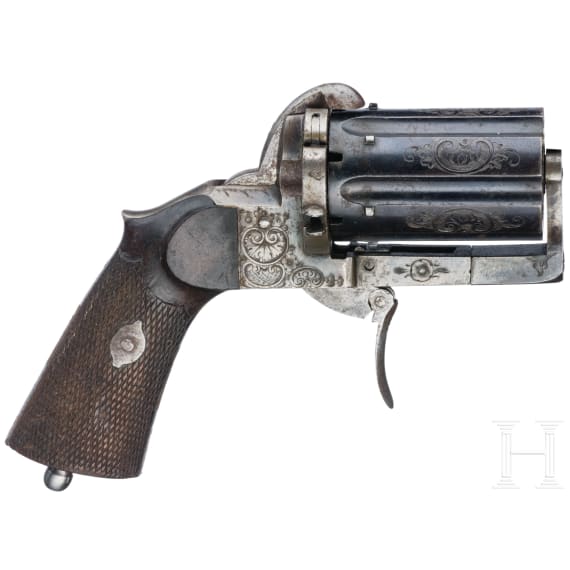 A Lefaucheux Pepperbox, ca. 1870