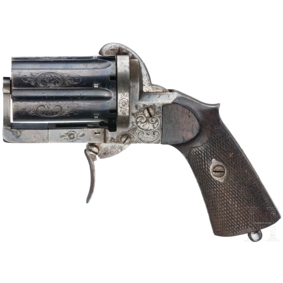 A Lefaucheux Pepperbox, ca. 1870