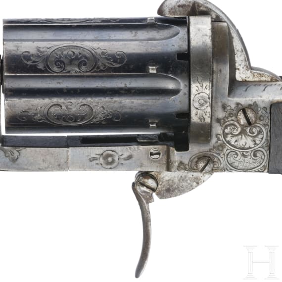 A Lefaucheux Pepperbox, ca. 1870