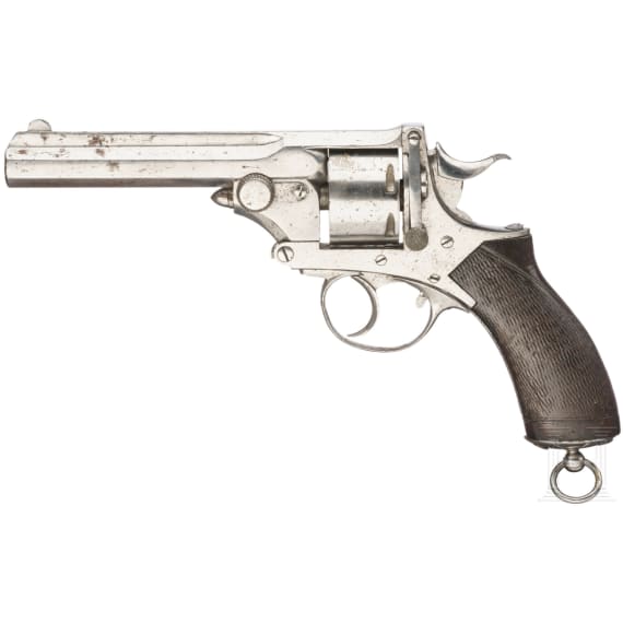 A Revolver, similar to the Webley & Scott No. 4.