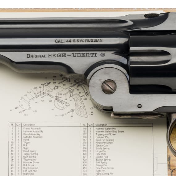S&W 3rd Mod. Russian 1869, Hege-Uberti, Italy, in box