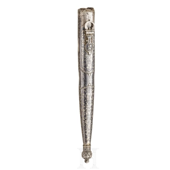 An Ottoman-Greek nielloed silver set of cutlery, circa 1700