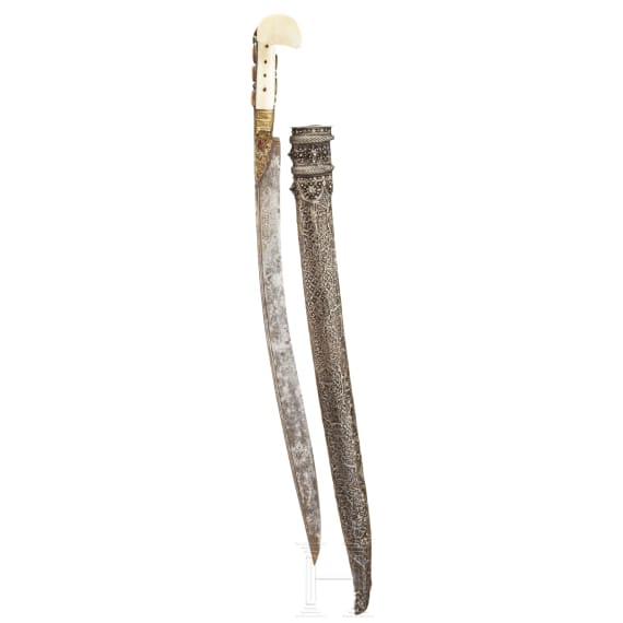 An Ottoman yatagan from the Balkans, 1st half of the 19th century