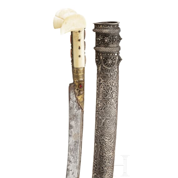 An Ottoman yatagan from the Balkans, 1st half of the 19th century