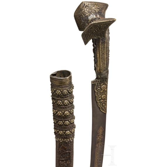 A yatagan, modern replica in Balkan-Ottoman style, 20th century