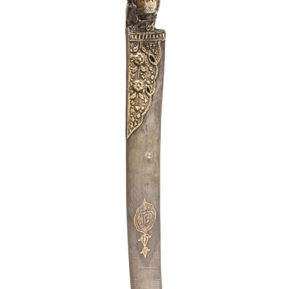 A yatagan, modern replica in Balkan-Ottoman style, 20th century