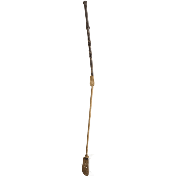 A Caucasian nielloed riding whip, circa 1900