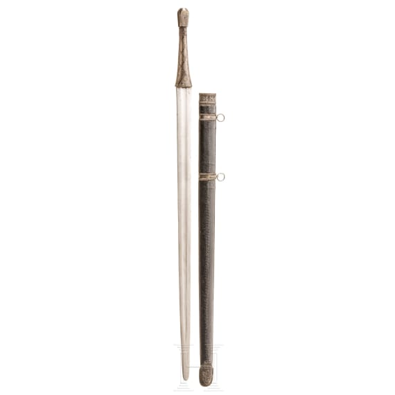 A silver mounted Omani sword, 19th century