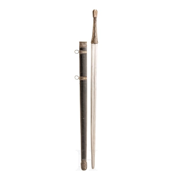 A silver mounted Omani sword, 19th century