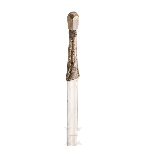 A silver mounted Omani sword, 19th century