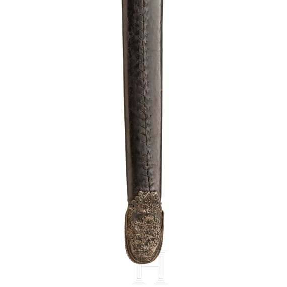 A silver mounted Omani sword, 19th century