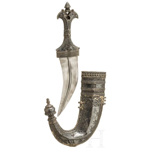 A Saudi Arabian djambia, circa 1900