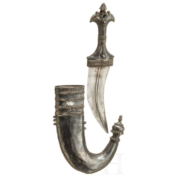 A Saudi Arabian djambia, circa 1900