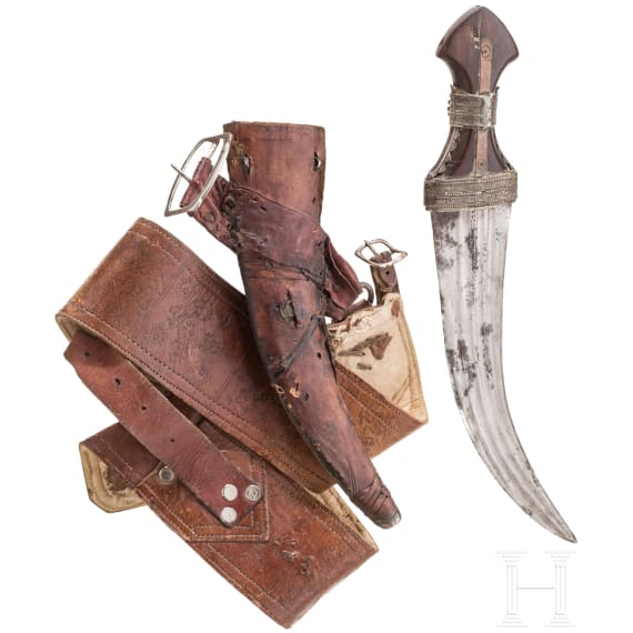 A Saudi-Arabian Wahabite djambia, 1st half of the 20th century