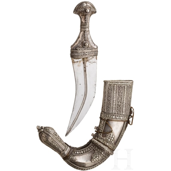 Three Saudi Arabian djambias, 20th century