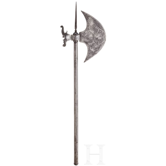 A Perso-Indian axe, 19th century