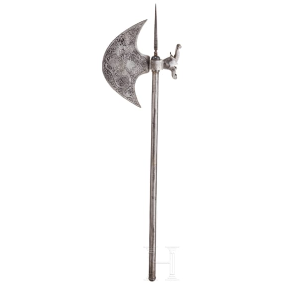 A Perso-Indian axe, 19th century