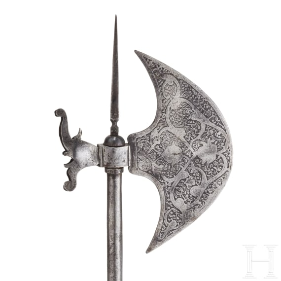 A Perso-Indian axe, 19th century