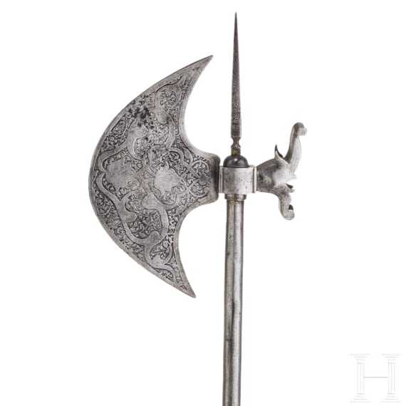 A Perso-Indian axe, 19th century