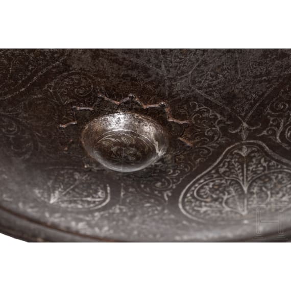 An Indian round shield (sipar), 18th century