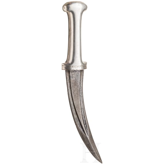 An Indian silver-mounted dagger, Deccan, 18th century