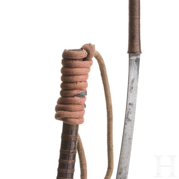 A Burmese dha, circa 1900
