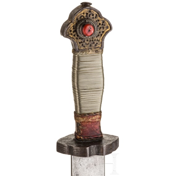 A Tibetan short sword, 19th century