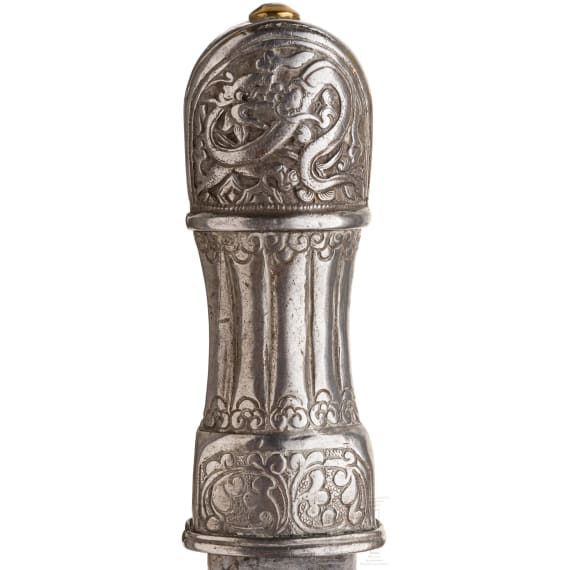 A large Tibetan knife, 19th century