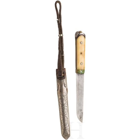 A Tibetan knife (dughti), circa 1900