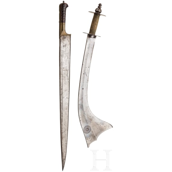 A Nepalese kora and an Afghan Khyber knife, 19th century