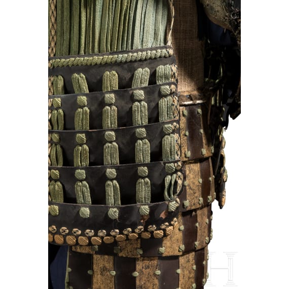A Japanese okegawa do gusoku, mid-Edo period