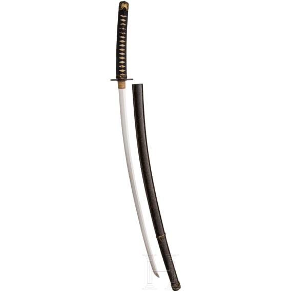 A Japanese handachi-mounted katana, late Edo period