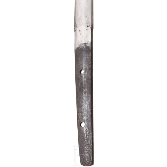 A Japanese katana in shirasaya, late Meiji period