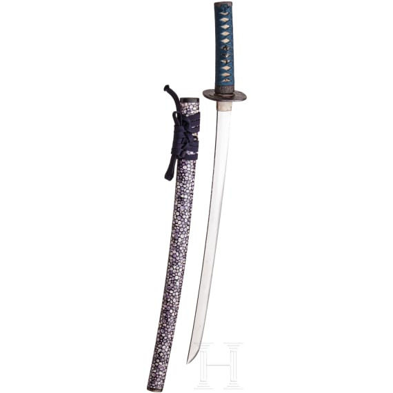 A Japanese wakizashi, 17th century