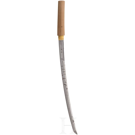 A Japanese shinto wakizashi in shirasaya, 17th century