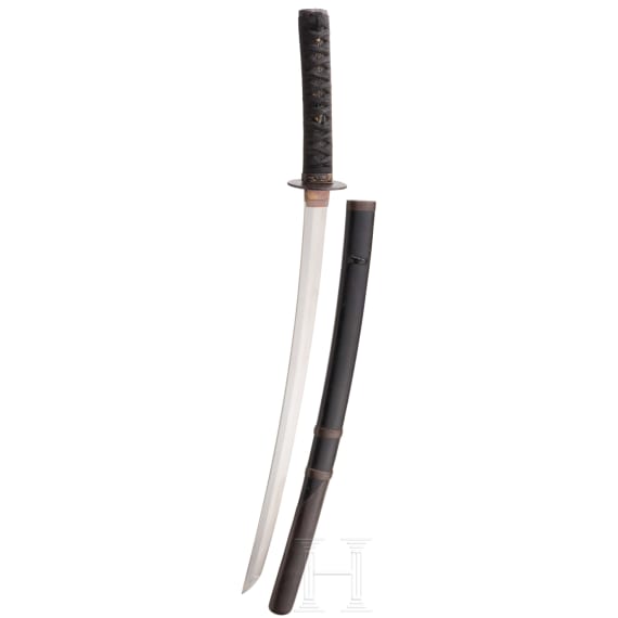 A Japanese wakizashi, 18th century