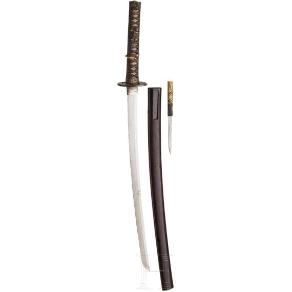 A Japanese wakizashi with shinto blade, 2nd half of the 18th century