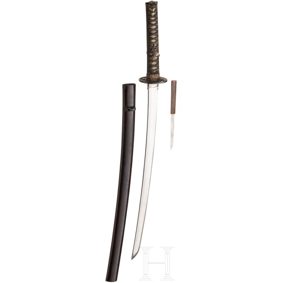 A Japanese wakizashi with shinto blade, 2nd half of the 18th century