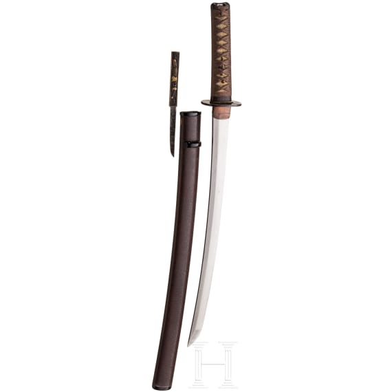 A Japanese wakizashi, Meiji period