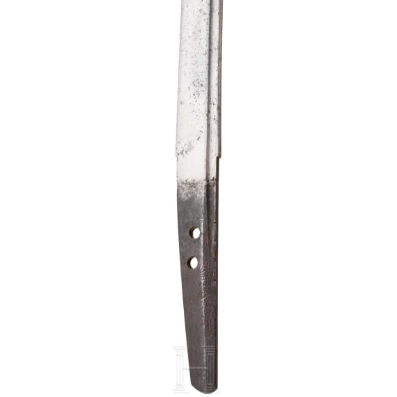 A Japanese wakizashi, late Meiji period