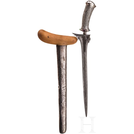 An Indonesian silver-mounted keris, Bali, 20th century
