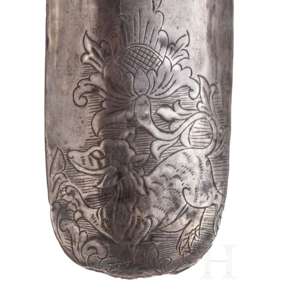 An Indonesian silver-mounted keris, Bali, 20th century