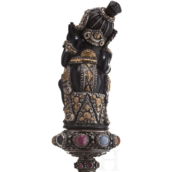 An Indonesian keris with ebony handle, Bali, circa 1900