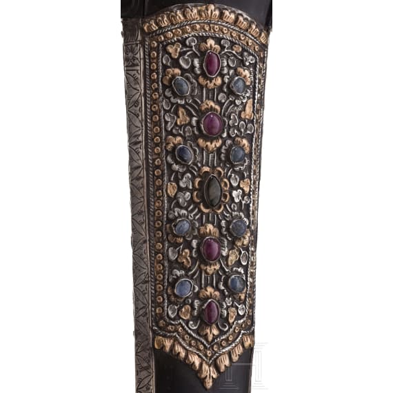 An Indonesian keris with ebony handle, Bali, circa 1900