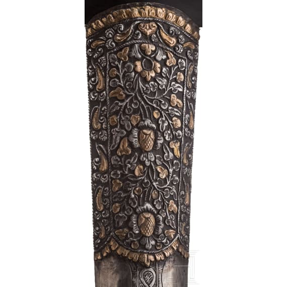 An Indonesian keris with ebony handle, Bali, circa 1900