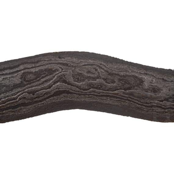 An Indonesian Sulawesi keris with embossed silver scabbard, 20th century